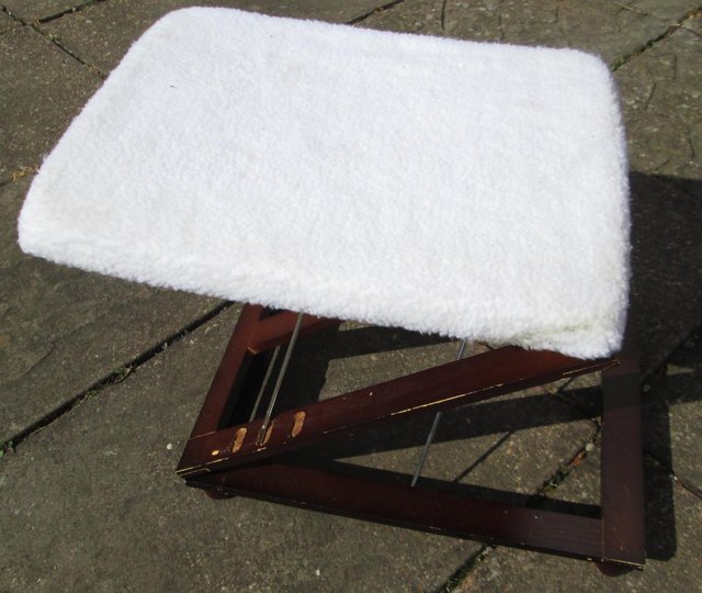 Image 2 of Adjustable Wooden Footstool