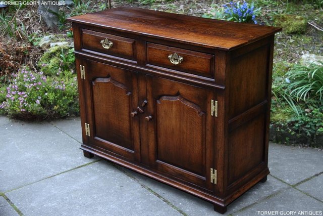 Image 50 of TITCHMARSH AND GOODWIN OAK SIDEBOARD DRESSER BASE HALL TABLE