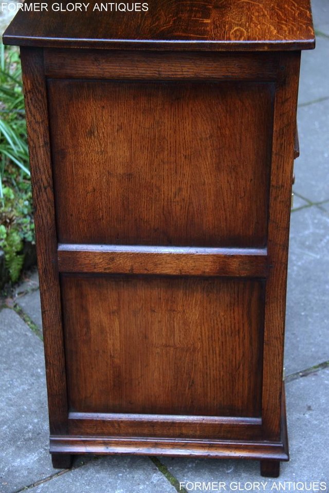 Image 68 of TITCHMARSH AND GOODWIN OAK SIDEBOARD DRESSER BASE HALL TABLE