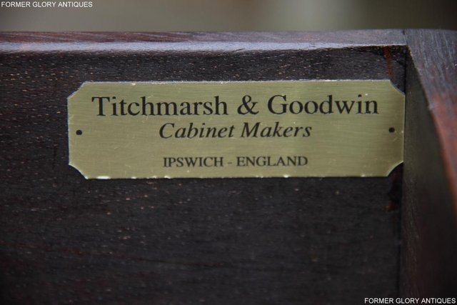 Image 77 of TITCHMARSH AND GOODWIN OAK SIDEBOARD DRESSER BASE HALL TABLE