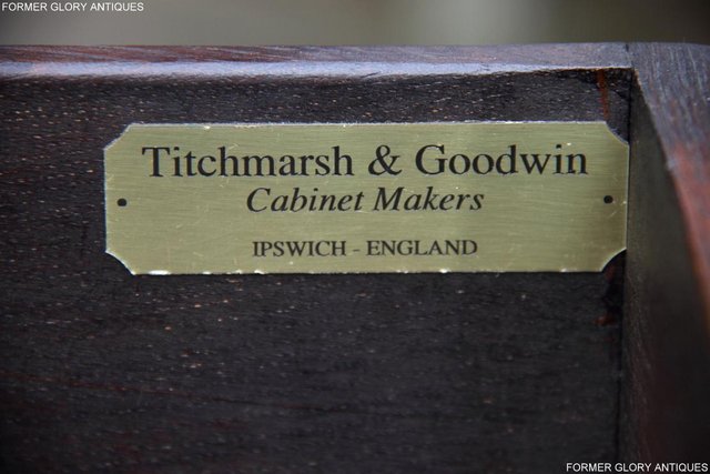 Image 97 of TITCHMARSH AND GOODWIN OAK SIDEBOARD DRESSER BASE HALL TABLE