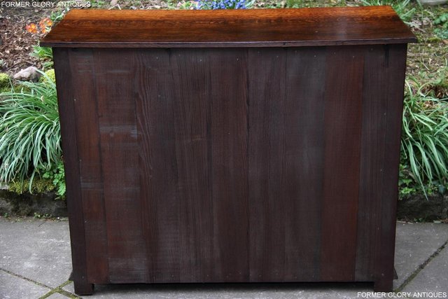 Image 105 of TITCHMARSH AND GOODWIN OAK SIDEBOARD DRESSER BASE HALL TABLE