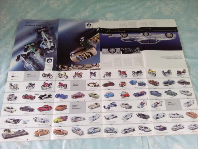 Image 2 of BMW MINIATURES CATALOGUE/WALL POSTER