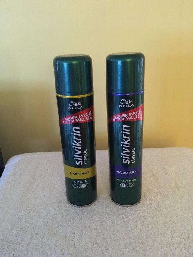 Preview of the first image of Silvikrin Hairsprays.