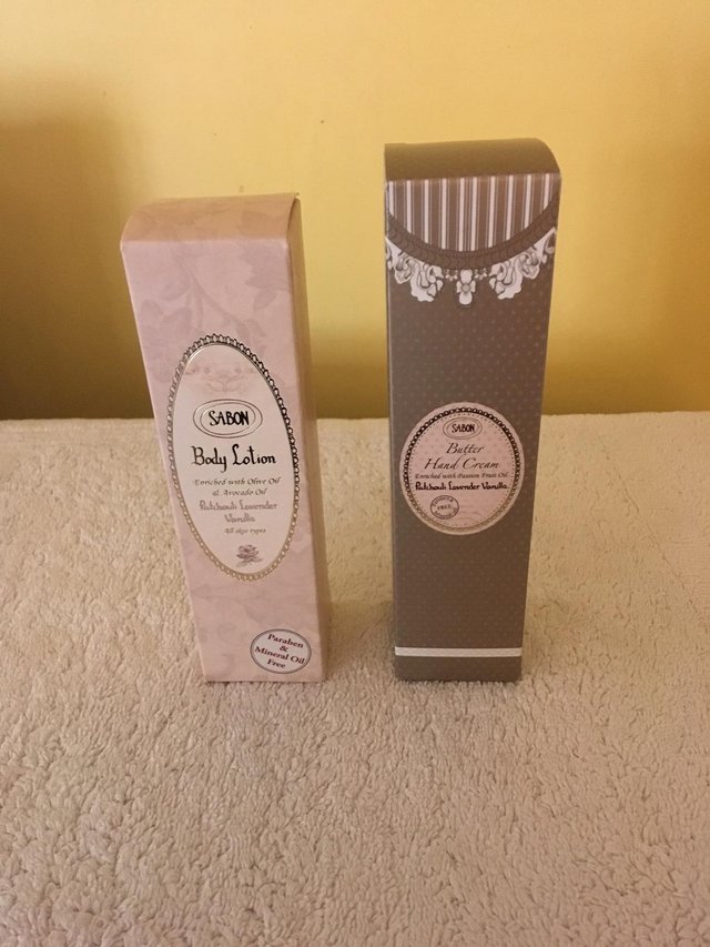 Preview of the first image of Sabon Hand Cream & Body Lotion.
