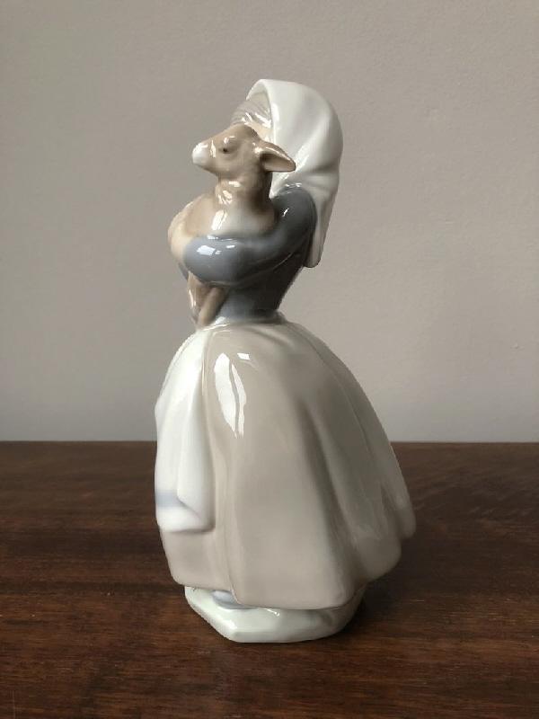 Image 2 of Nao Porcelain "Lamb In Arms" Figurine - Retired.   BX12