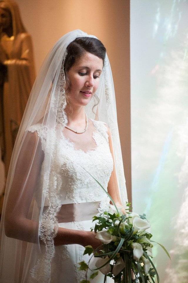 Image 3 of Essence of Austraila ivory size 10 wedding dress and veil