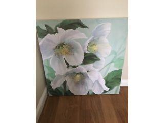 Preview of the first image of Floral Canvas - John Lewis - immaculate condition.