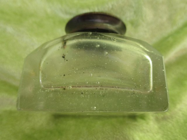 Image 2 of Handmade Glass Ink Bottle complete with cap