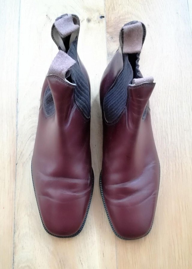 Preview of the first image of LOVESON HORSE RIDING BOOTS Leather Tan Brown Equestrian.