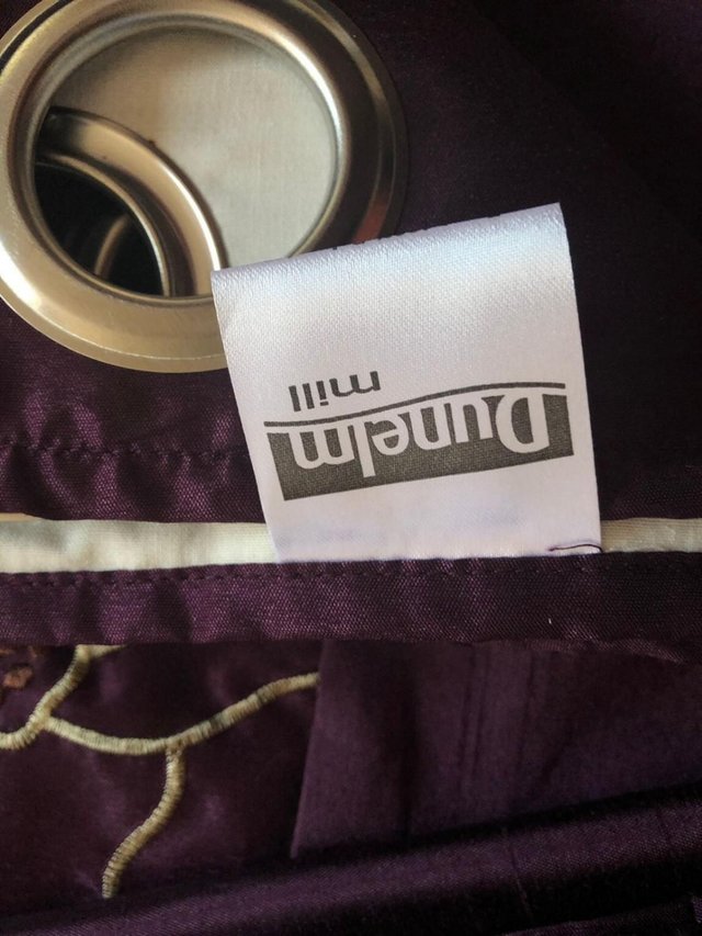 Image 2 of Dunelm Curtains - purple