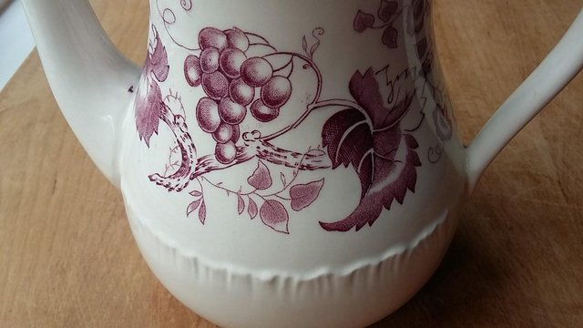 Image 3 of Coffee Pot & Lid Old Vine Purple by Wedgwood
