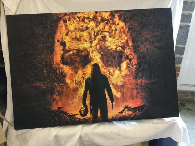Preview of the first image of Horror canvas print.