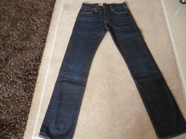 Image 3 of Levi's 501 Straight Leg Button Fly Denim Jeans - Brand New