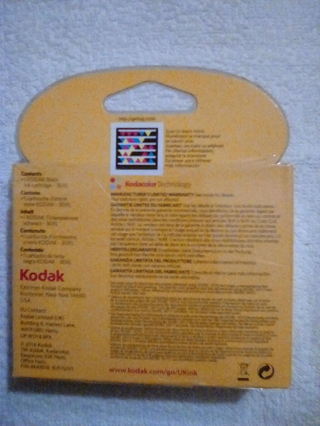 Image 2 of Kodak printer ink cartridge black XL