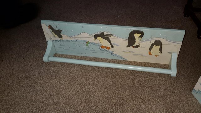 Preview of the first image of Penguin towel rail.