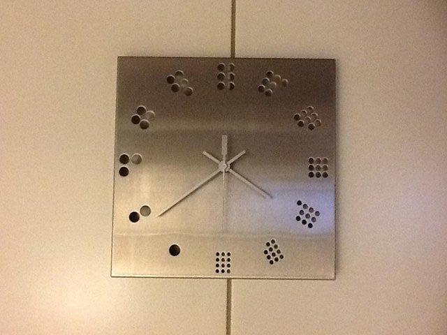 Preview of the first image of Stainless Steel Vintage Wall Clock.