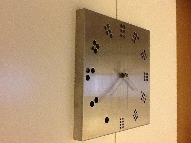 Image 2 of Stainless Steel Vintage Wall Clock