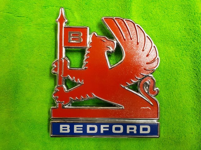 Preview of the first image of Bedford Genuine Bus Coach Front Griffin Badge 91026481.