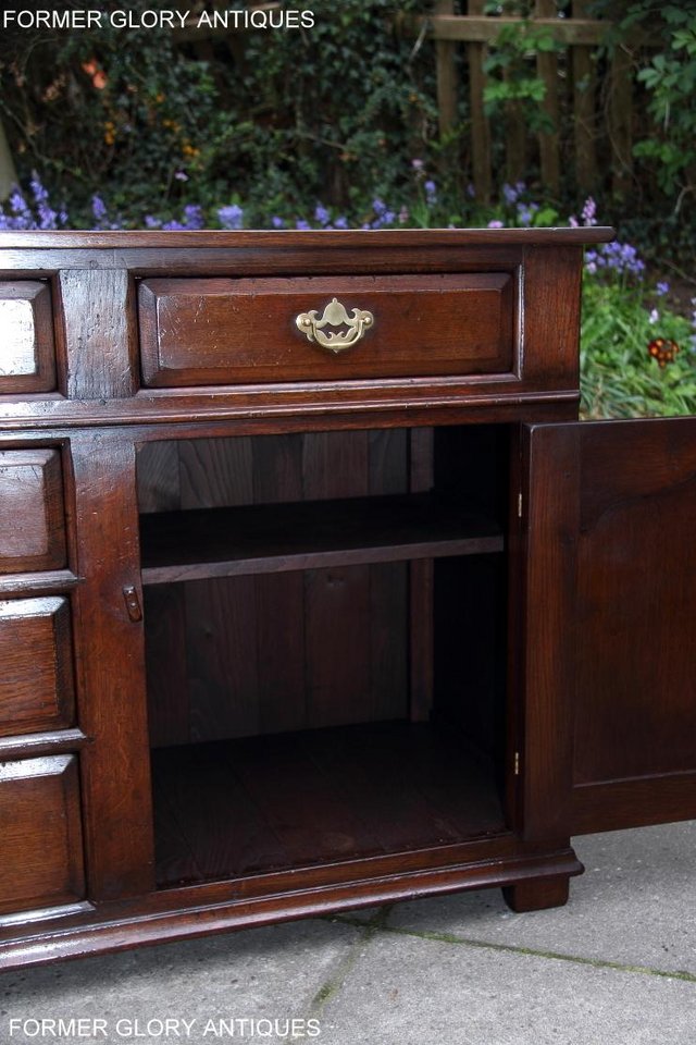 Image 29 of TITCHMARSH AND GOODWIN OAK DRESSER BASE SIDEBOARD HALL TABLE