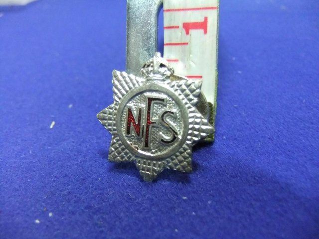 Image 2 of ww2 badge nfs national fire service home front war effort de