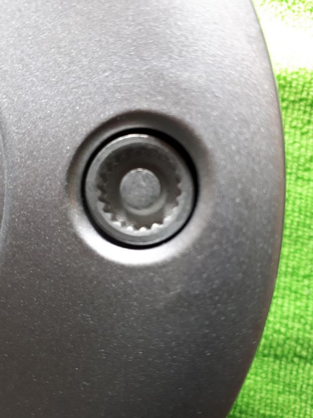 Preview of the first image of RenaultAlloy Wheel Centre Hub Cap Security Nuts And Key.