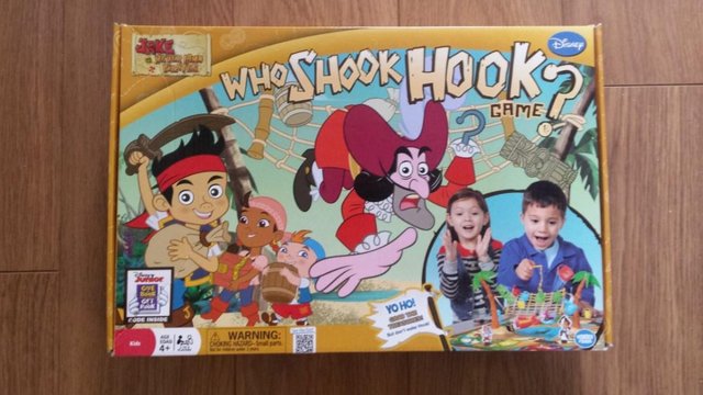 Preview of the first image of Who Shook Hook Pirate Board Game.