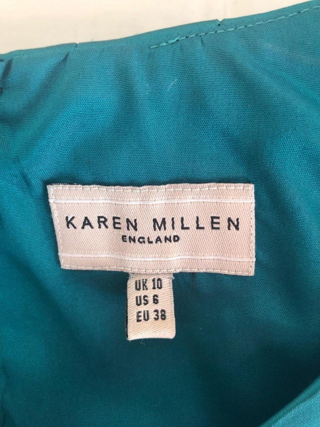 Image 3 of Karen Millen Jade Green Cocktail Dress