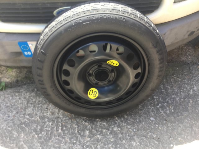 Preview of the first image of Saab spare wheel.