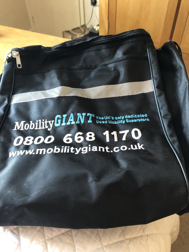 Preview of the first image of Large bag for mobility scooter.