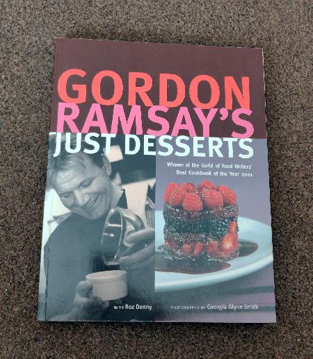 Preview of the first image of Gordon Ramsay's Just Desserts Paperback with Roz Denny.