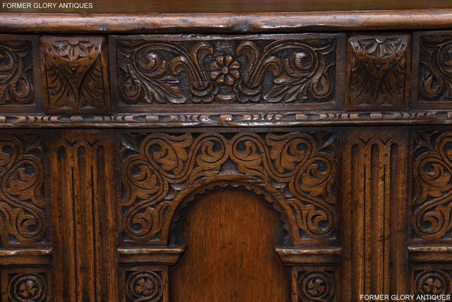Image 60 of A TITCHMARSH AND GOODWIN CARVED OAK BLANKET BOX CHEST COFFER