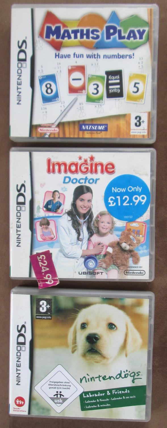 Preview of the first image of Nintendo DS games - Imagine Doctor, Maths Play & Labrador &.