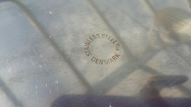 Image 3 of Vintage Denmark Stainless Steel & Teak Oblong Dish Tray