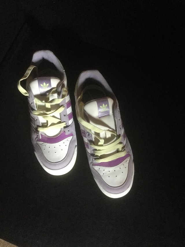 Preview of the first image of Ladies adidas trainers.