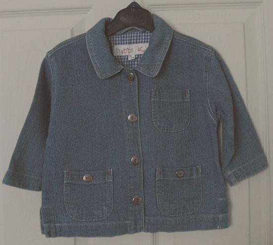 Preview of the first image of GORGEOUS GIRLS DENIM JACKET BY NATTAJACK AGE 12-18M.