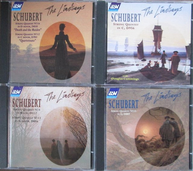 Preview of the first image of Scubert - Lindsay String Quartet (Incl P&P).