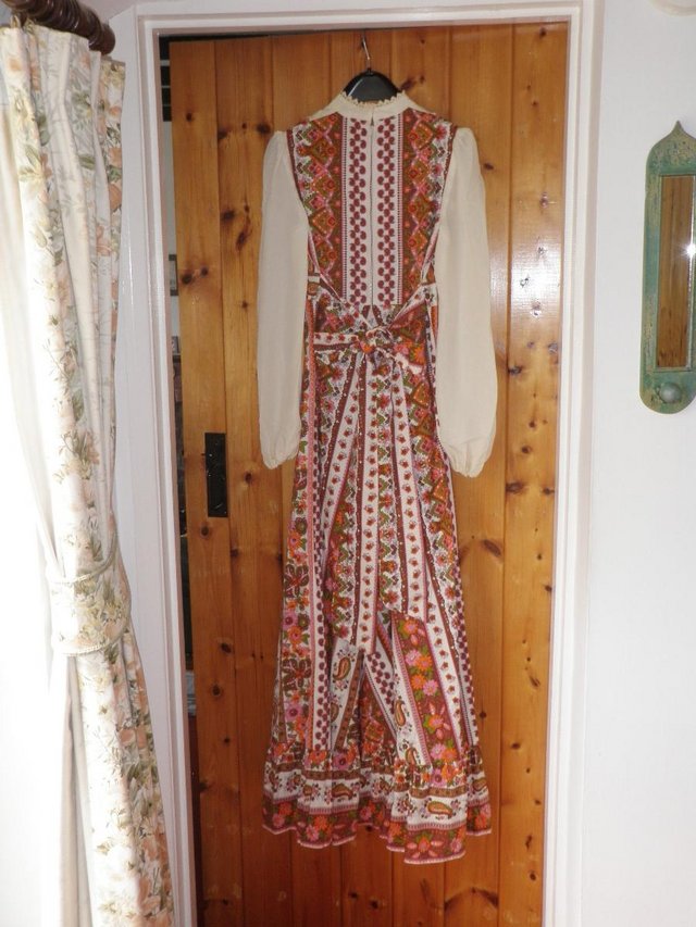 Image 2 of Vintage 1970 Long Dress