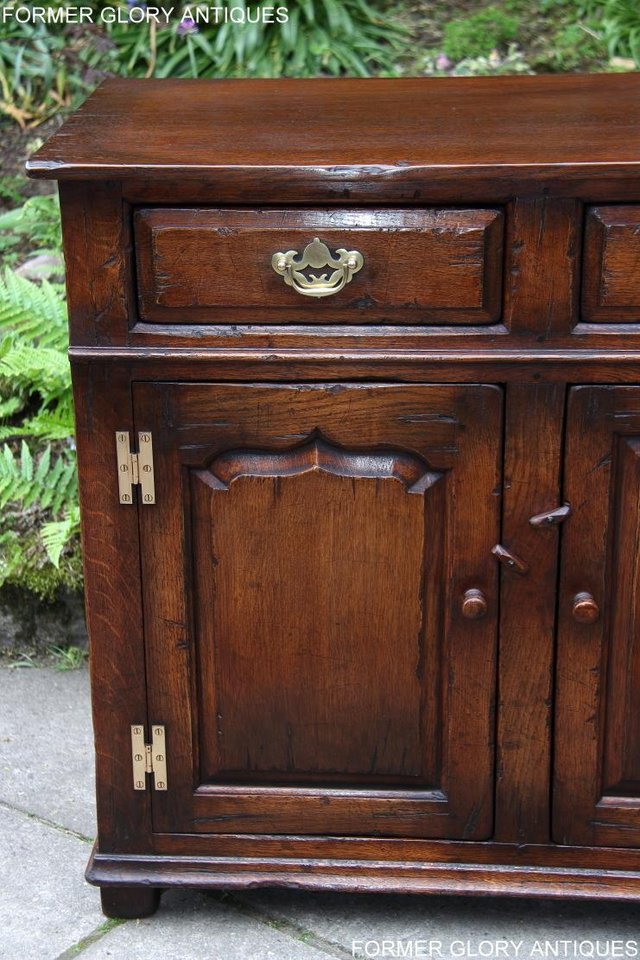 Image 8 of A TITCHMARSH AND GOODWIN OAK SIDEBOARD DRESSER BASE CABINET