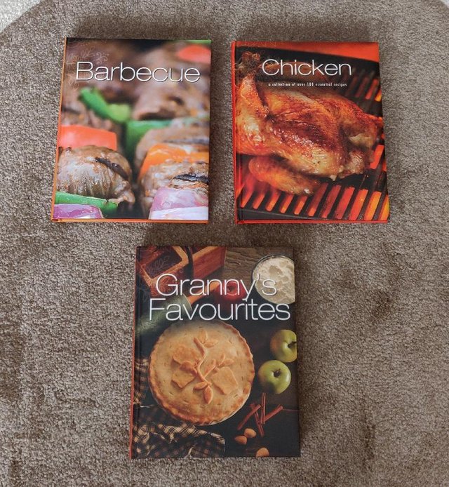 Preview of the first image of 3 New Cookbooks, Chicken, Barbecue & Granny's Favourites.