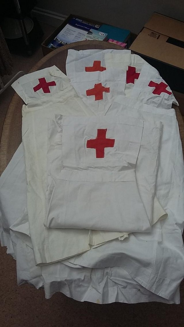 Image 15 of Collection Vintage Lawn British Red Cross & Nursing Uniform
