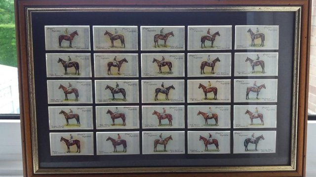 Preview of the first image of Players cigarette cards Derby and Grand National winners.