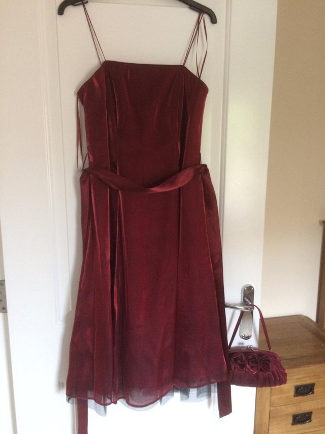Image 2 of Debenhams Debut dress and matching bag