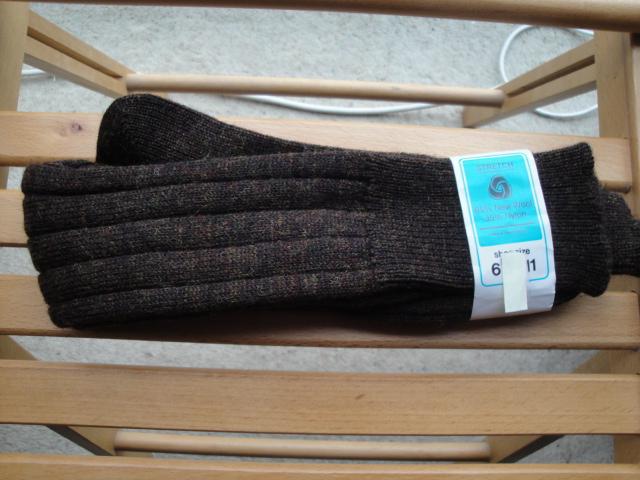 Preview of the first image of Brown Adult Thickish Socks NewC344.