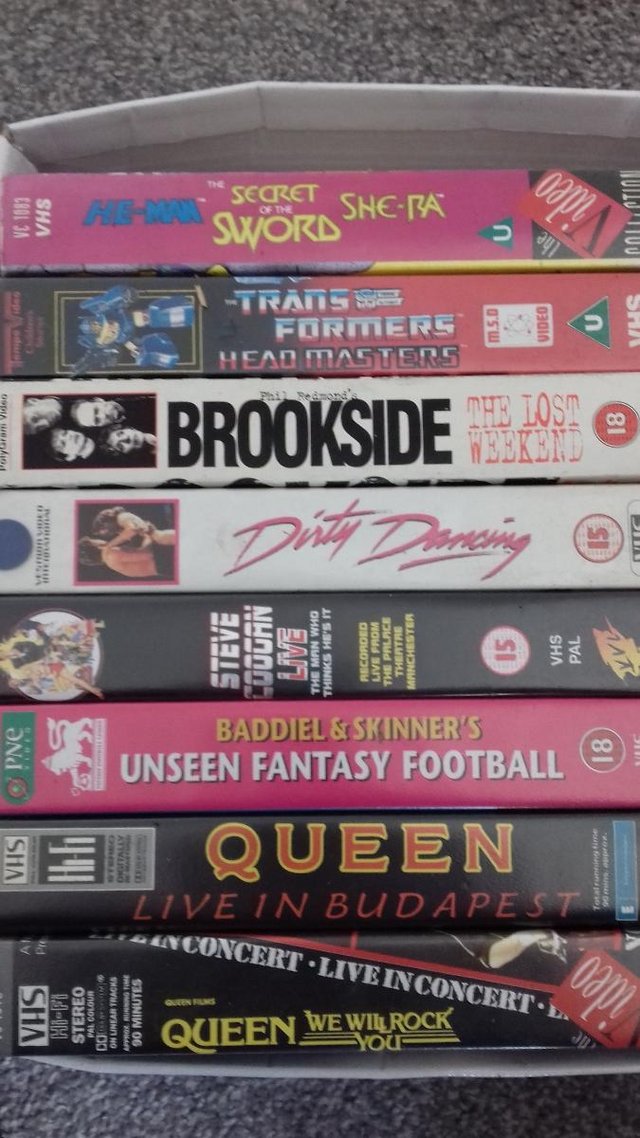 Image 2 of 8 VHS VIDEOS - Music, Films, Childrens, Comedy