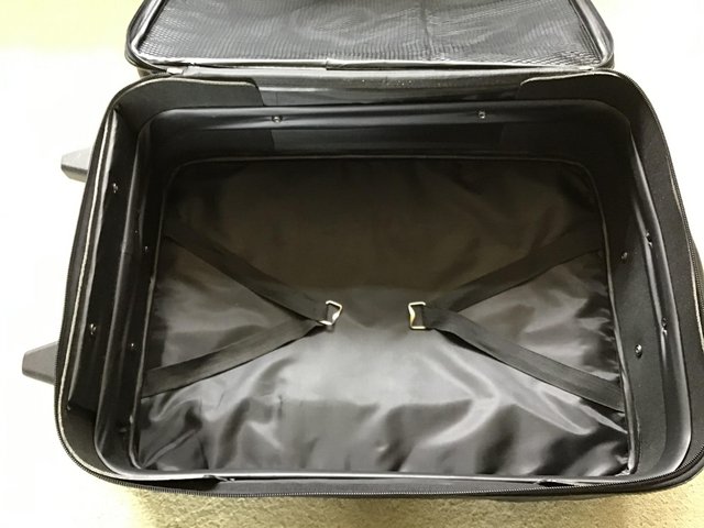 Image 2 of Leather suit case with wheels