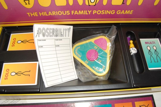 Preview of the first image of Poserbility boxed board game vintage 1990s.