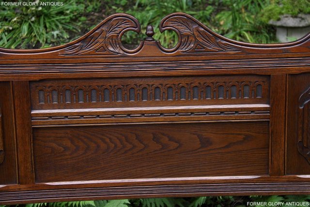 Image 71 of WOOD BROTHERS OLD CHARM LIGHT OAK DOUBLE BED HEADBOARD STAND