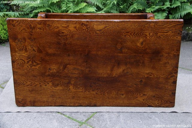 Image 11 of TITCHMARSH AND GOODWIN SOLID OAK TWO DRAWER POT BOARD COFFEE
