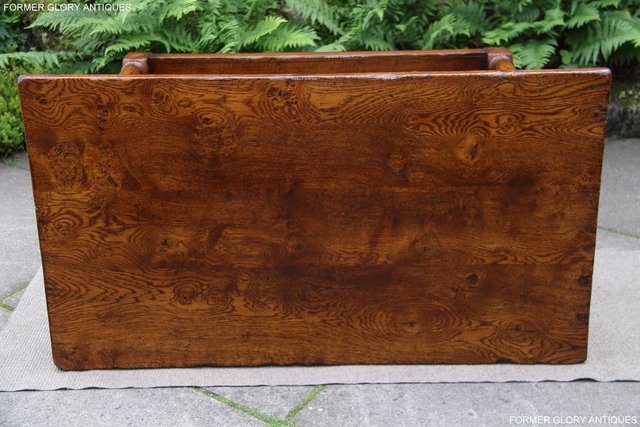 Image 26 of TITCHMARSH AND GOODWIN SOLID OAK TWO DRAWER POT BOARD COFFEE